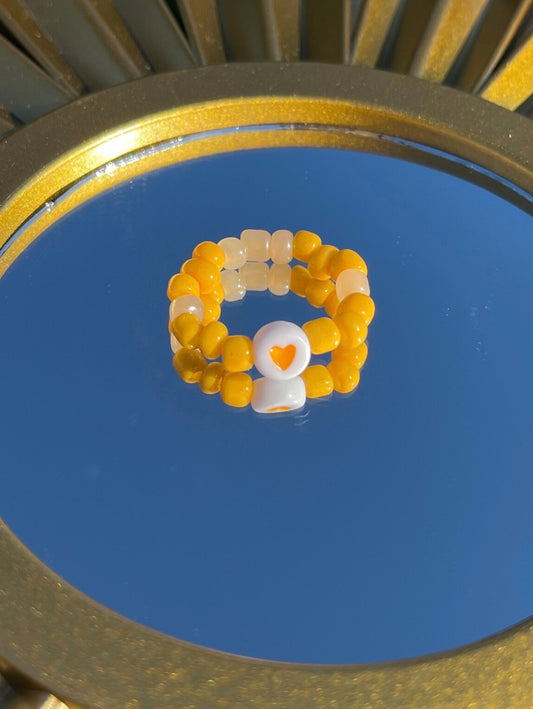 Yellow Heart Ring